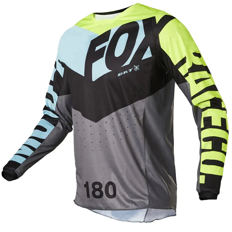 Camiseta Motocross Shirt BAT FOX Downhill Jersey Enduro MTB T-Shirt Mountain Motorcycle Cycling Jersey Maillot Ciclismo Hombre