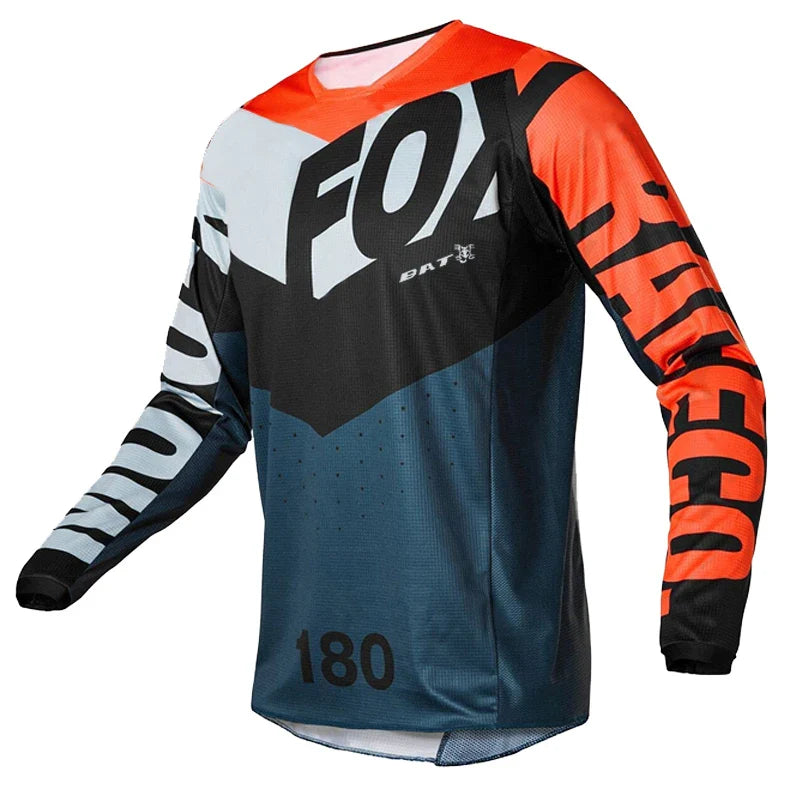 Camiseta Motocross Shirt BAT FOX Downhill Jersey Enduro MTB T-Shirt Mountain Motorcycle Cycling Jersey Maillot Ciclismo Hombre