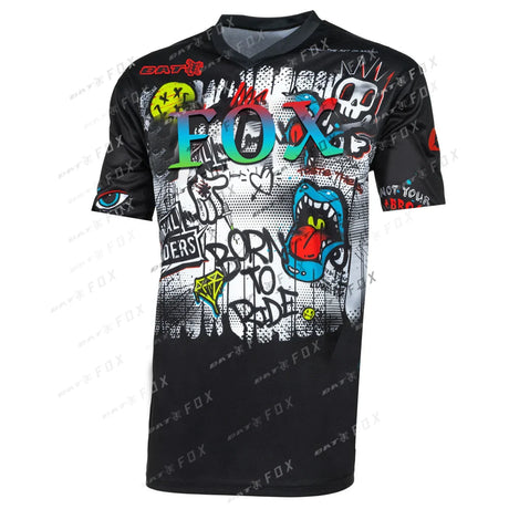 Camiseta Motocross T-Shirt Short Sleeves BAT FOX T-Shirt Downhill Jersey Off Road Motorcycle Cycling jersey Maillot ciclista