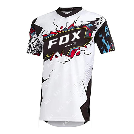 Camiseta Motocross T-Shirt Short Sleeves BAT FOX T-Shirt Downhill Jersey Off Road Motorcycle Cycling jersey Maillot ciclista