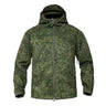 Camouflage Army Tactical Hooded Jackets Uniform Softshell Warm Fleece Waterproof Men's Male Coat Military Windbreakers Clothing