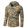 Camouflage Army Tactical Hooded Jackets Uniform Softshell Warm Fleece Waterproof Men's Male Coat Military Windbreakers Clothing