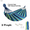 Camping Hammock Thickened Durable Fabric Canvas Single Hammocks Travel Swing Chair Hanging Bed Double Outdoor Hammock with Bag