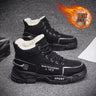 Canvas Ankle Boots for Man 2022 Fashion Casuals Men Shoes Winter Plush Warm Male Canvas Shoes Footwear Large Size 46 47