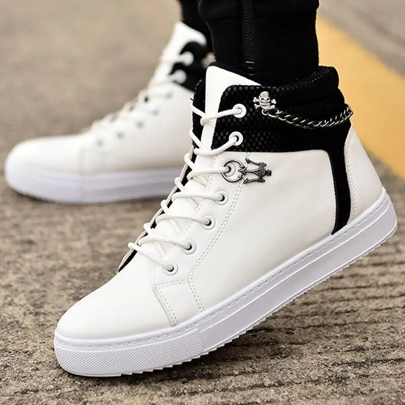 Canvas Ankle Boots for Man 2022 Fashion Casuals Men Shoes Winter Plush Warm Male Canvas Shoes Footwear Large Size 46 47