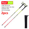 Carbon Fiber Folding Walking Stick 5 sections Adjustable Lightweight Mountain-climbing Crutch Outdoor Hiking