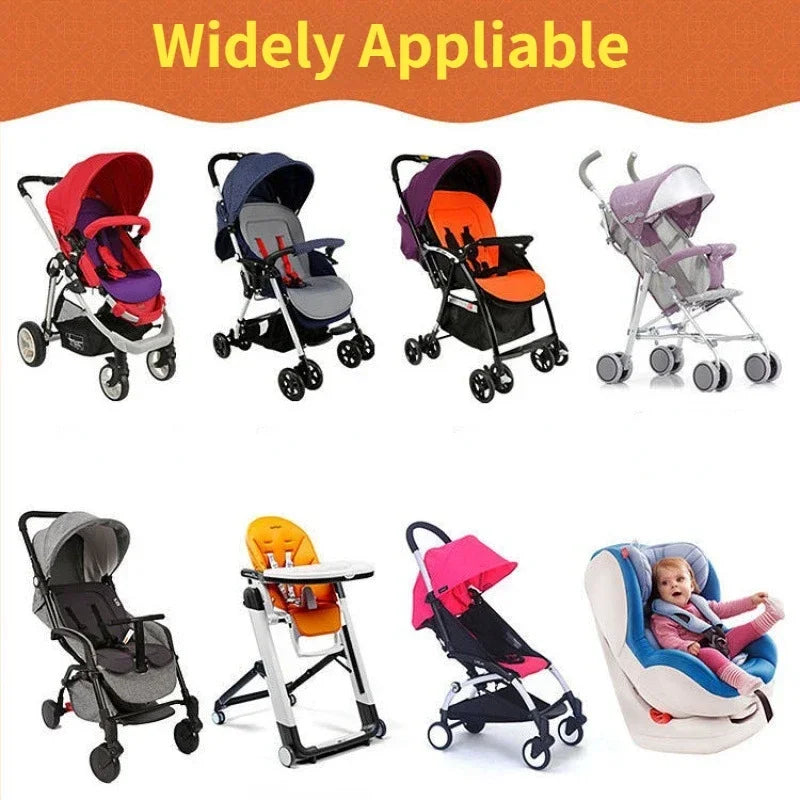 Cartoon Baby Stroller Seat Cushion Kids Pushchair Car Cart High Chair Trolley Seat Pad Soft Mattress Baby Stroller Accessories