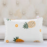 Cartoon Pineapple Pillowcase For Children Breathable Rectangular Cotton Pillow Dustproof Case 30x50cm Infant Pillow Cover