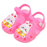 Cartoon Rabbit Sandals Summer Baby Girls' Shoes Home Anti Slip Infant Girl‘s Sandal Soft Sole Beach Kids Shoes