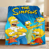 Cartoon S-simpsons-s Blanket Soft Comfortable Living Room Sofa Bed Portable Flannel Blankets Children Bedroom Decoration Gift