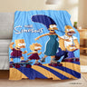 Cartoon S-simpsons-s Blanket Soft Comfortable Living Room Sofa Bed Portable Flannel Blankets Children Bedroom Decoration Gift