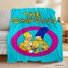 Cartoon S-simpsons-s Blanket Soft Comfortable Living Room Sofa Bed Portable Flannel Blankets Children Bedroom Decoration Gift