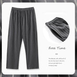 Casual Plaid Pants 4XL Sleepwear Men's Pajama Pants Spring Summer Cotton Trousers for Men Pajamas Male Comfortable Home PJ Pants