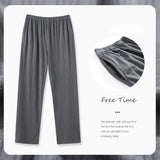 Casual Plaid Pants 4XL Sleepwear Men's Pajama Pants Spring Summer Cotton Trousers for Men Pajamas Male Comfortable Home PJ Pants