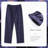 Casual Plaid Pants 4XL Sleepwear Men's Pajama Pants Spring Summer Cotton Trousers for Men Pajamas Male Comfortable Home PJ Pants