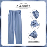 Casual Plaid Pants 4XL Sleepwear Men's Pajama Pants Spring Summer Cotton Trousers for Men Pajamas Male Comfortable Home PJ Pants