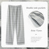 Casual Plaid Pants 4XL Sleepwear Men's Pajama Pants Spring Summer Cotton Trousers for Men Pajamas Male Comfortable Home PJ Pants