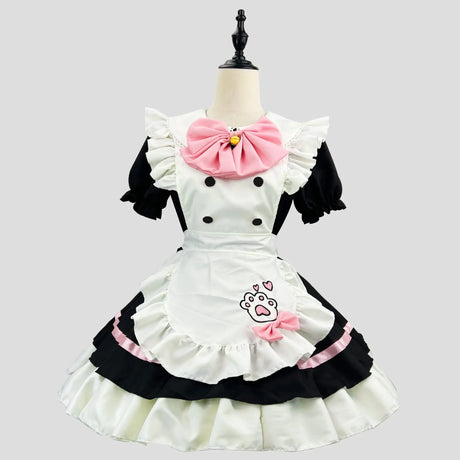 Cat Lolita Maid Dress Costumes Cosplay New Cute for Cat Girls Woman Waitress Maid Party Stage Costume size S-5XL Anime  DRESSES