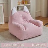 Cat Shape Cute Sofa Children-Sofa Reading Corner Baby Lazy Sofa Stool Girl Boy Baby Cute Small Sofa Chair Cartoon Seat Kids-Sofa