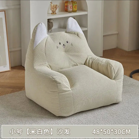 Cat Shape Cute Sofa Children-Sofa Reading Corner Baby Lazy Sofa Stool Girl Boy Baby Cute Small Sofa Chair Cartoon Seat Kids-Sofa