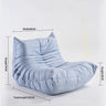 Caterpillar Sofa Lazy Sofa Living Room the Balcony Leisure Single Web Celebrity Leisure Chair Sofa Living Room Sofa