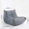 Caterpillar Sofa Lazy Sofa Living Room the Balcony Leisure Single Web Celebrity Leisure Chair Sofa Living Room Sofa