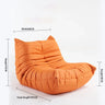 Caterpillar Sofa Lazy Sofa Living Room the Balcony Leisure Single Web Celebrity Leisure Chair Sofa Living Room Sofa