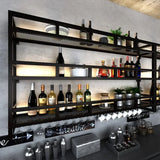 Cellar Display Wine Cabinets Bar Kitchen Metal Buffet Liquor Wine Racks Wall Mounted Storage Botellero Vino Hotel Furniture