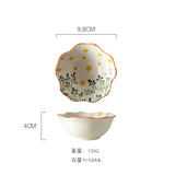 Ceramic Dessert Sauce Dish Flower Sushi Plates Tableware Disposable Kitchenware Table Decoration & Accessories