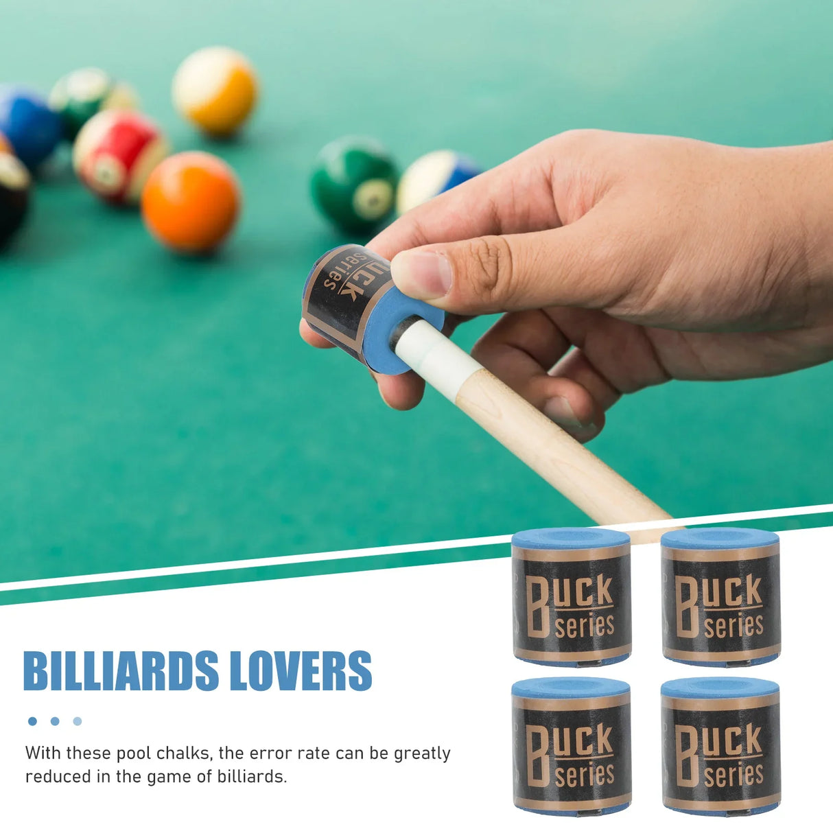 Chalk Pool Billiard Cue Chalks Stick Billiards Rod Accessories Pole Snooker Table Cubes Accessory Professional Tips Have Must