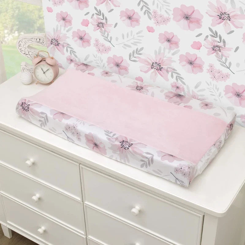 Changing Pad Cover Super Soft- Breathable Floral Changing Table Sheet Infant Mat