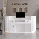 Checkout Shop Reception Desk Office Standing Cashier Table Cash Business Counter Store Light Luxury Schreibtisch Furniture