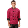 Chef's Unisex Work Uniform Mens Women Chef Shirt Cook Jacket Coat Kitchen Hotel Restaurant Canteen Waiter Cake Shop Cafe Costume