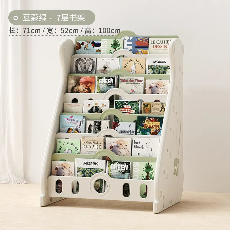 Children 039;s bookshelf storage rack integrated baby landing bookcase shelf toy small household