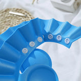 Children Baby Solid Color Ear Protection Shampoo Cap Adjustable Bath Shower Hats Artifact  Newborn Kids Care Items Supplies