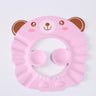Children Baby Solid Color Ear Protection Shampoo Cap Adjustable Bath Shower Hats Artifact  Newborn Kids Care Items Supplies