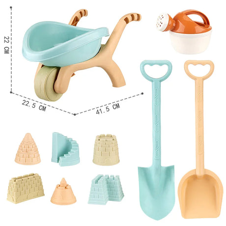 Children Beach Toys For Sand Digging Cart Toy For Beach Molds Toy Summer Outdoor Sand Play Water Shovel Beach Sand Toys For Kids