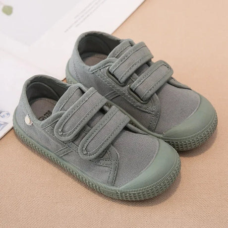 Children Canvas Shoes Spring Toddler Infant Boys Sneakers Girls Candy Color Casual Shoes Baby Kids Breathable Soft Bottom Shoes