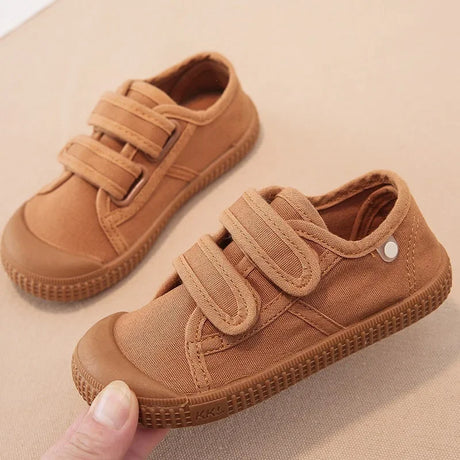 Children Canvas Shoes Spring Toddler Infant Boys Sneakers Girls Candy Color Casual Shoes Baby Kids Breathable Soft Bottom Shoes