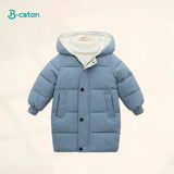 Children Down Coat Mid-length Long Sleeve Boys Girls Puffer Down Jackets Thicking Warm Children Down Jacket Coats Kid Clothes