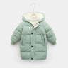 Children Down Coat Mid-length Long Sleeve Boys Girls Puffer Down Jackets Thicking Warm Children Down Jacket Coats Kid Clothes