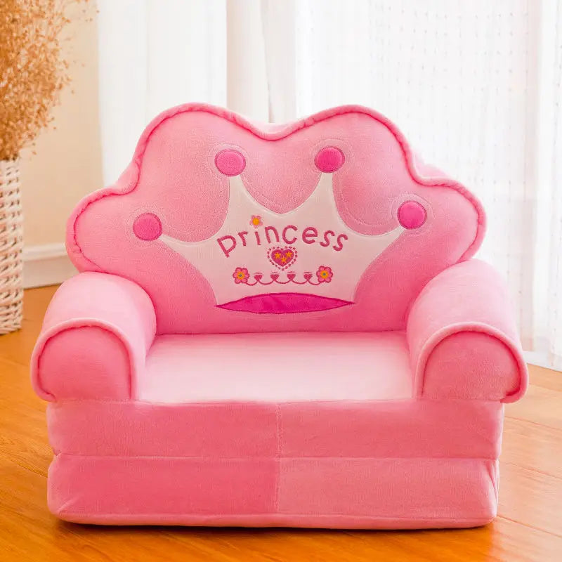 Children Folding Small Sofa Bed Nap Cartoon Cute Lazy Lying Seat Stool Removable and Washable Kids Sofa Kids Chair