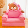 Children Folding Small Sofa Bed Nap Cartoon Cute Lazy Lying Seat Stool Removable and Washable Kids Sofa Kids Chair