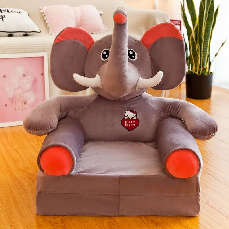 Children Folding Small Sofa Bed Nap Cartoon Cute Lazy Lying Seat Stool Removable and Washable Kids Sofa Kids Chair