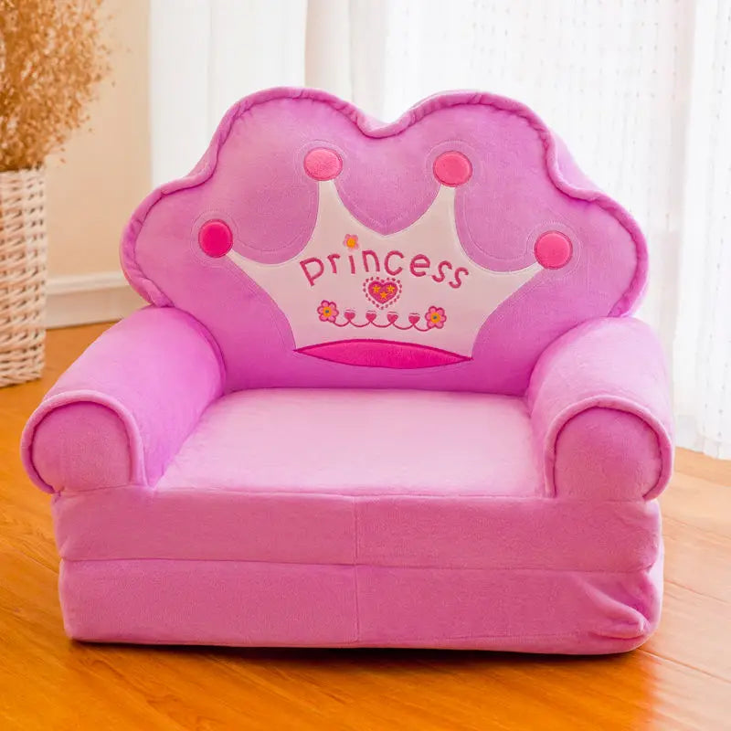 Children Folding Small Sofa Bed Nap Cartoon Cute Lazy Lying Seat Stool Removable and Washable Kids Sofa Kids Chair