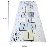 Children Game Carpet Mats for Baby Play Mats Carpet with Number and Puzzle for Babies Learning to Crawl Jump House Mat Rainbow