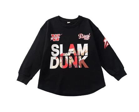 Children Hip-hop Fashion Costume Girls Long Sleeves Tops Red Cargo Pants Kids Jazz Dance Outfits Performance Clothing Stage Wear