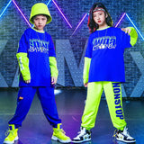 Children Street Dance Costume Jazz Modern Dance Costumes Kids Dancing Coats Tops & Trousers Boys Girls Hip Hop Dance Clothes