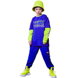 Children Street Dance Costume Jazz Modern Dance Costumes Kids Dancing Coats Tops & Trousers Boys Girls Hip Hop Dance Clothes