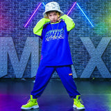 Children Street Dance Costume Jazz Modern Dance Costumes Kids Dancing Coats Tops & Trousers Boys Girls Hip Hop Dance Clothes